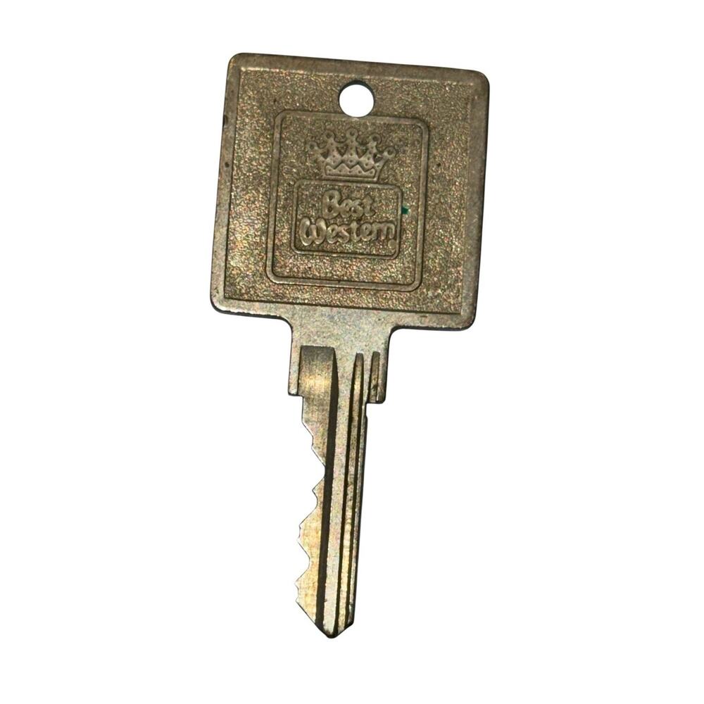 Best Western Hotel Motel Metal Room Key Room #246 VTG Getaway Family‎ Vacations